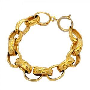 Pre Loved chanel Women Gold Bracelets